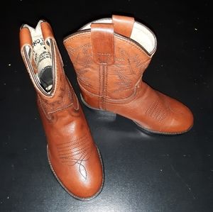 Leather boots